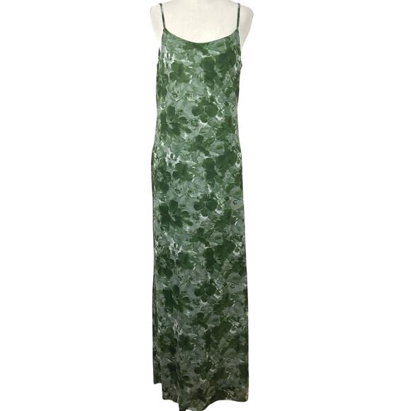 Trixxi Women Maxi Dress Sleeveless Green Backless Bodycon Holiday Party Size XL - Picture 1 of 9